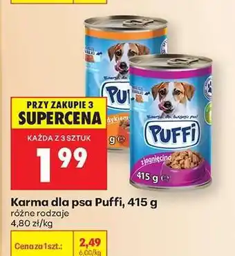 Biedronka Karma dla psa Puffi, 415 g oferta