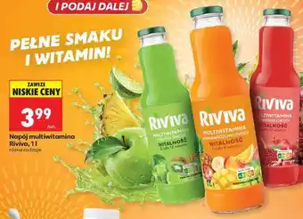 Biedronka Napój multiwitamina Riviva, 1 l oferta