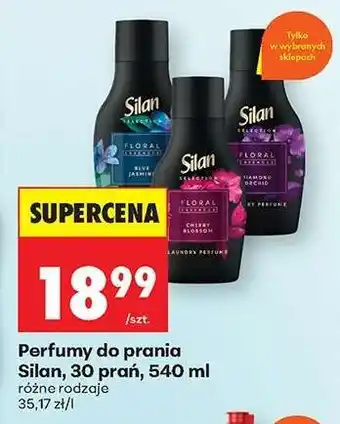 Biedronka Perfumy do prania Silan, 30 prań, 540 ml oferta