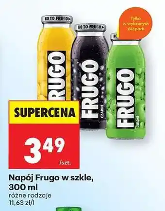 Biedronka Napój Frugo w szkle, 300 ml oferta