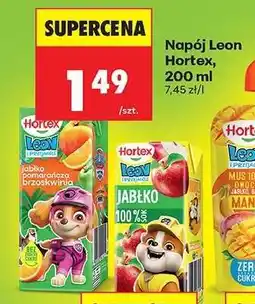 Biedronka Napój Leon Hortex, 200 ml oferta