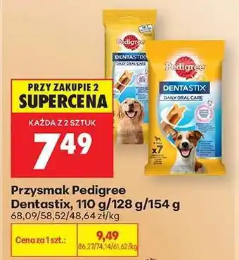Biedronka Przysmak Pedigree Dentastix, 110 g/128 g/154 g oferta