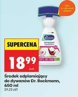 Biedronka Środek odplamiający do dywanów Dr. Beckmann, 650 ml oferta
