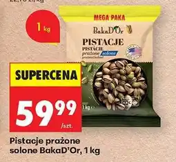 Biedronka Pistacje prażone solone BakaD'Or, 1 kg oferta