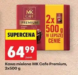 Biedronka Kawa mielona MK Cafe Premium 2x500 g oferta