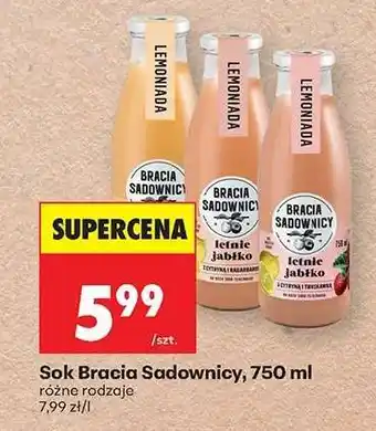 Biedronka Sok Bracia Sadownicy, 750 ml oferta