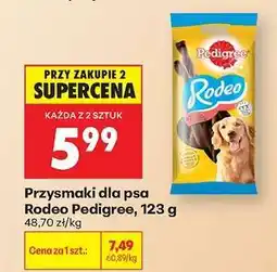 Biedronka Przysmaki dla psa Rodeo Pedigree , 123 g oferta