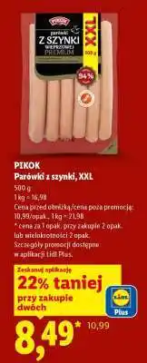 Lidl PIKOK Parówki z szynki, XXL oferta