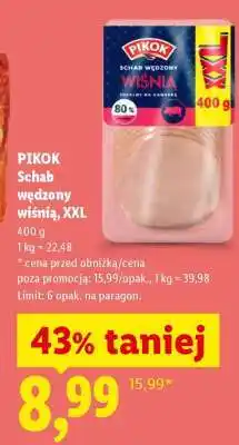 Lidl Pikok Schab wędzony wiśnia, XXL oferta