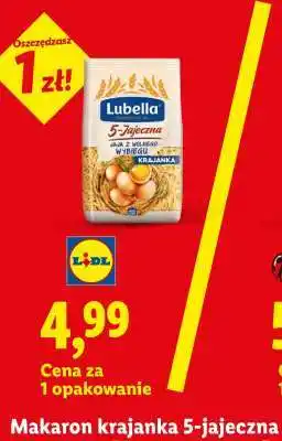 Lidl Makaron krajanka 5-jajeczna oferta