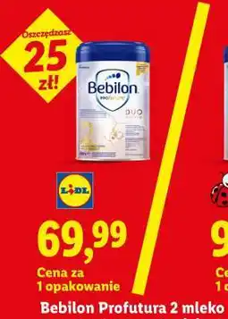 Lidl Bebilon Profutura 2 mleko oferta