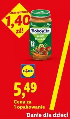 Lidl BoboVita spaghetti po bolońsku oferta