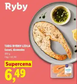 Lidl Targ Rybny Lidla łosoś, dzwonko oferta
