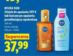 Lidl NIVEA SUN oferta