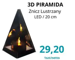 Triomen 3D Piramida Znicz Lustrzany LED oferta