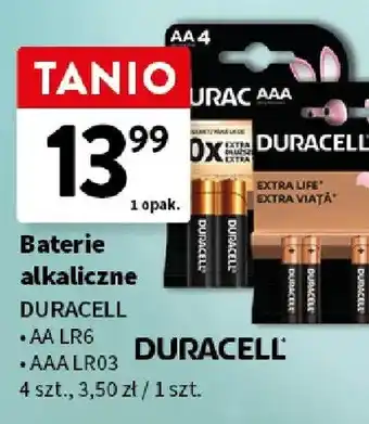 Baterie alkaliczne DURACELL AA LR6 4-pak