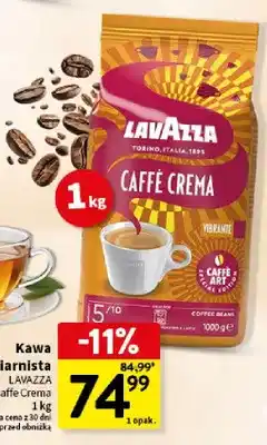 Intermarche Kawa ziarnista LAVAZZA Caffe Crema oferta