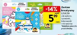 Intermarche Zestaw kreatywny Rysuję po śladzie Pojazdy w pracy CzuCzu oferta
