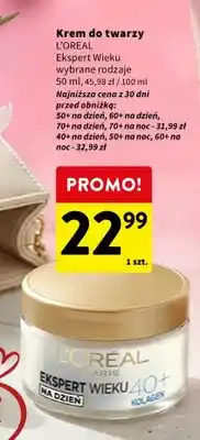 Intermarche Krem do twarzy L'Oreal Ekspert Wieku 40+ na dzień oferta