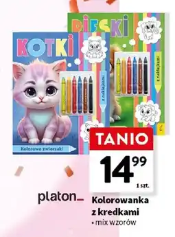 Intermarche Kolorowanka z kredkami platon_ oferta