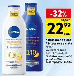 Intermarche Mleczko do ciała NIVEA oferta