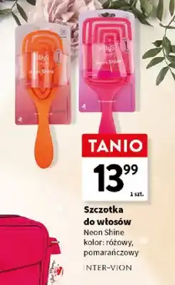 Intermarche Szczotka do włosów Neon Shine pomarańczowa INTER-VION oferta