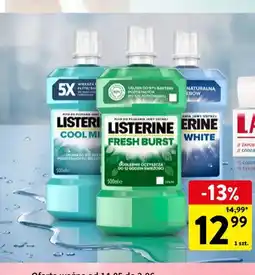 Intermarche Płyn do płukania jamy ustnej Listerine Fresh Burst oferta