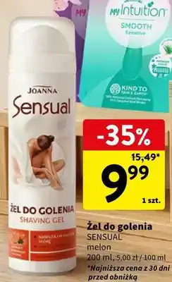 Intermarche Żel do golenia SENSUAL melon oferta
