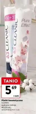 Intermarche Płatki kosmetyczne CLEANIC oferta