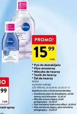Intermarche Płyn do demakijażu NIVEA oferta