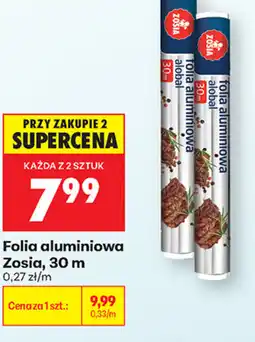 Biedronka Folia aluminiowa Zosia oferta