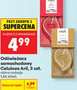 Biedronka Odświeżacz samochodowy Celuloza Aril oferta