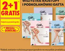 Biedronka Rajstopy i podkolanówki Gatta oferta
