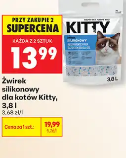 Biedronka Żwirek silikonowy dla kotów Kitty oferta