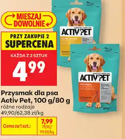 Biedronka Przysmak dla psa Activ Pet oferta