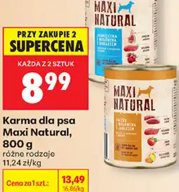 Biedronka Karma dla psa Maxi Natural oferta