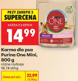 Biedronka Karma dla psa Purina One Mini oferta