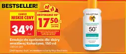 Biedronka Emulsja do opalania Kolastyna oferta