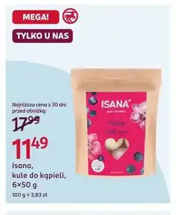Rossmann Kule do kąpieli Isana Happy suits you oferta