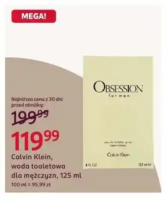 Rossmann Woda toaletowa dla mężczyzn Calvin Klein oferta