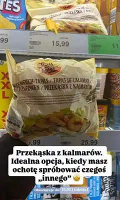 ALDI Przekąska z kalmarów Tesoros del Sur oferta