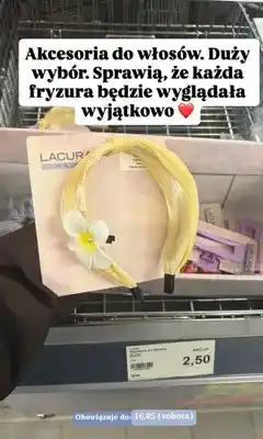 ALDI Akcesoria do włosów LACURA oferta