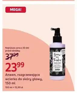 Rossmann Rozgrzewająca wcierka do skóry głowy Anwen oferta