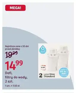 Rossmann Filtry do wody Dafi 2szt oferta