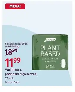 Rossmann Podpaski higieniczne Vuokkoset Plant Based oferta
