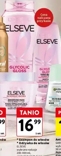 Intermarche Szampon do włosów * Odżywka do włosów ELSEVE oferta