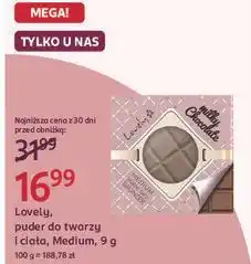 Rossmann Lovely, puder do twarzy i ciała, Medium oferta