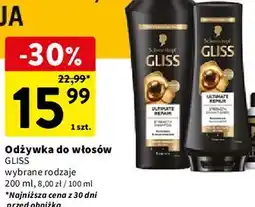 Intermarche Odżywka do włosów GLISS oferta