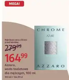 Rossmann Azzaro, woda toaletowa dla mężczyzn oferta