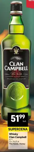 Delikatesy Centrum Whisky Clan Campbell The Noble, Honey oferta